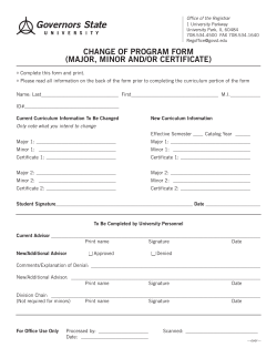 Change of&nbsp;Status Form