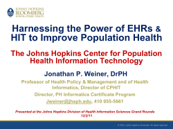 CPHIT Grand Rounds slides