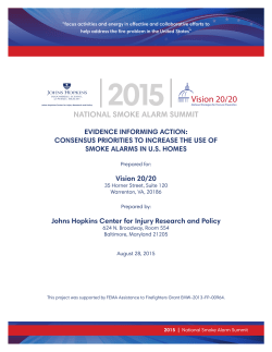 Evidence Informing Action: Consensus Priorities to Increase the Use of Smoke Alarms in U.S. Homes