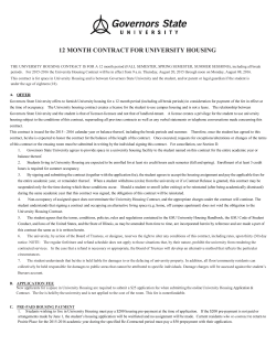 12 month contract