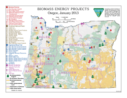 Biomass Energy Projects in Oregon