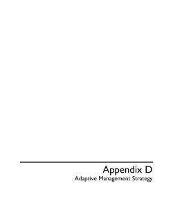 D Adaptive Management Strategy 1 KB