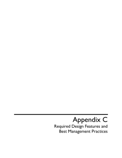 C Required Design Features and Best Management Practices 1 KB