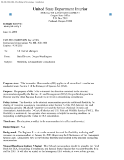 Flexibility in Streamlined Consultation