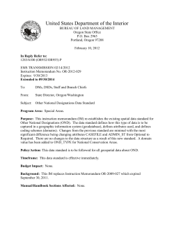 Other National Designations Data Standard