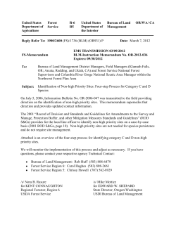 Identification of Non-high Priority Sites: Four-step Process for Category C and D