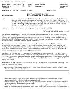 Line Officer Feedback on Development of Socio-Economic Monitoring