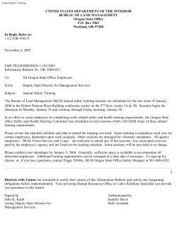 Annual Safety Training