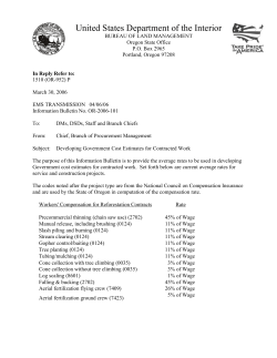 Developing Government Cost Estimates for Contracted Work