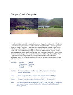 Copper Creek Campsite