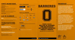 1es Jornades d'inclusi de persones amb discapacitat als centres esportius p blics i privats