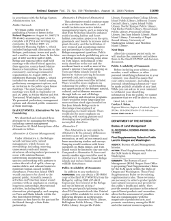 Supplementary rules applicable to public use of recreation areas