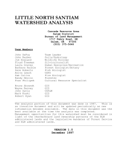 Little North Santiam