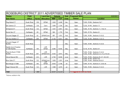 Fiscal Year 2011 Sale Plan