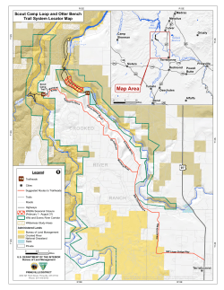 Scout Camp Loop and Otter Bench Trail Maps
