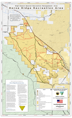 Horse Ridge Recreation Area Map