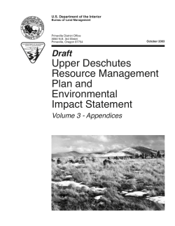Draft Environmental Impact Statement volume 3