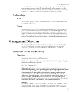 Ecosystem Health and Diversity