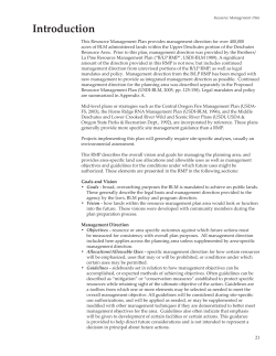 Introduction, Goals and Vision