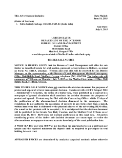 Fall n Grizzly Sale Notice