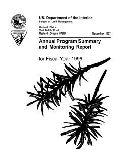 Annual Program Summary 1996
