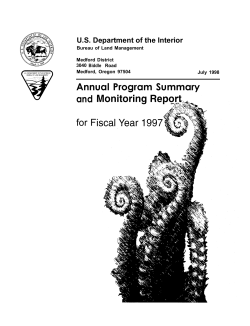 Annual Program Summary 1997