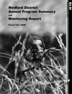 Annual Program Summary 2008