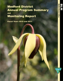 Annual Program Summary 2010-2011