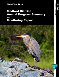 Annual Program Summary 2014