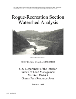 Rogue-Recreation Section