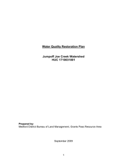 Jumpoff Joe Creek Watershed