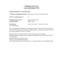 Lane Individual Rangeland Health Assessment