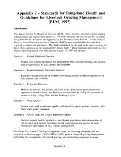 Beaty Butte Rangeland Health Assessment