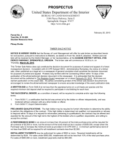 Prospectus Pitney Divide