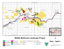 Middle McKenzie Landscape Project Map