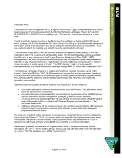 Scoping letter