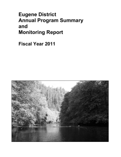 2011 Annual Program Summary