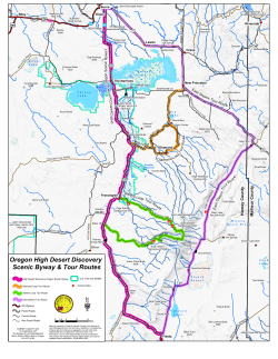 High Desert Discovery Scenic Byway and Tour Routes Map
