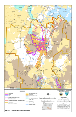 Map 3.24.1: Eligible Wild and Scenic Rivers