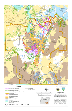 Map 3.16.1: Wildland Fires and Prescribed Burns