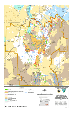 Map 3.5.2: Noxious Weed Infestation