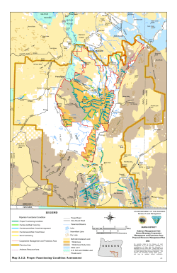 Map 3.3.2: Proper Functioning Condition Assessment