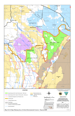 Map 2.21.8: Kiger Mustang Area of Critical Environmental Concern - Proposed RMP