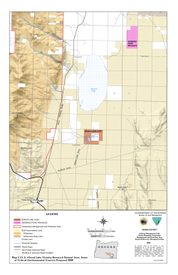 Map 2.21.5: Alvord Lake Vicinity Research Natural Area/Areas of Critical Environmental Concern - Proposed RMP