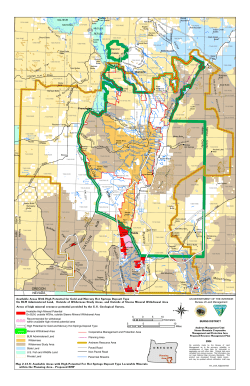 Map 2.13.8: Available Areas with High Potential For Hot Springs Deposit Type Locatable Minerals within the Planning Area - Proposed RMP