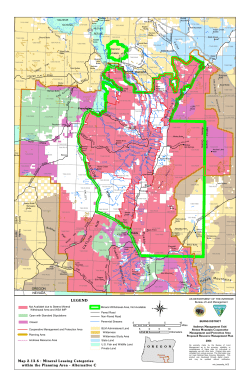 Map 2.13.6 : Mineral Leasing Categories within the Planning Area - Alternative C