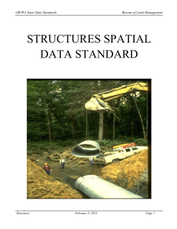 Structures Data Standard