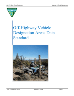 OHV Designation Areas