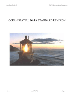 Ocean Revised Data Standard