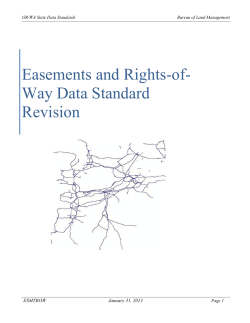 Easements and Rights-of-Way